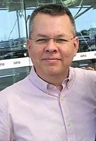 Andrew Brunson has been jailed since October 2016.