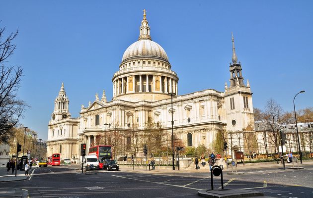 The Anglican catheral of Saint Paul in London.,