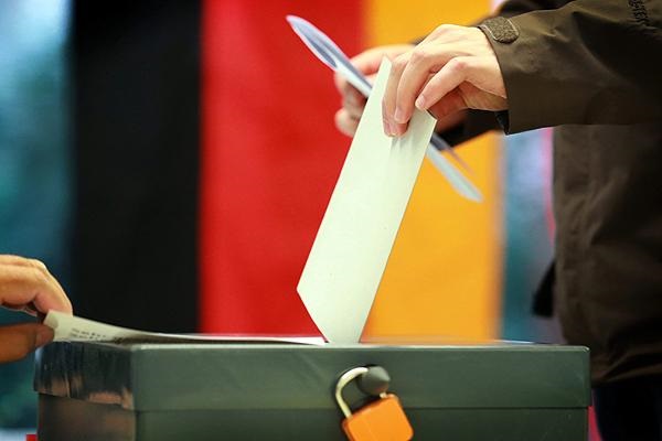 A previous vote in Germany. / EPA,