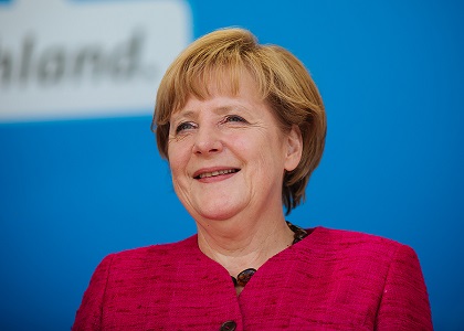 Surveys show Angela Merkel could win again. / Wikimedia