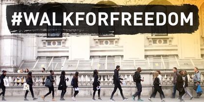 On October 14, thousands will walk for freedom in mrethan 150 cities.