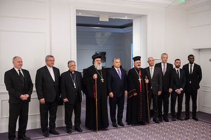Representatives of Middle East churches. / Gergely Botár/kormany.hu