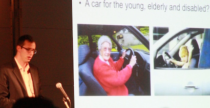 Antony Levandowski during a conference in  2011. / Wikipedia