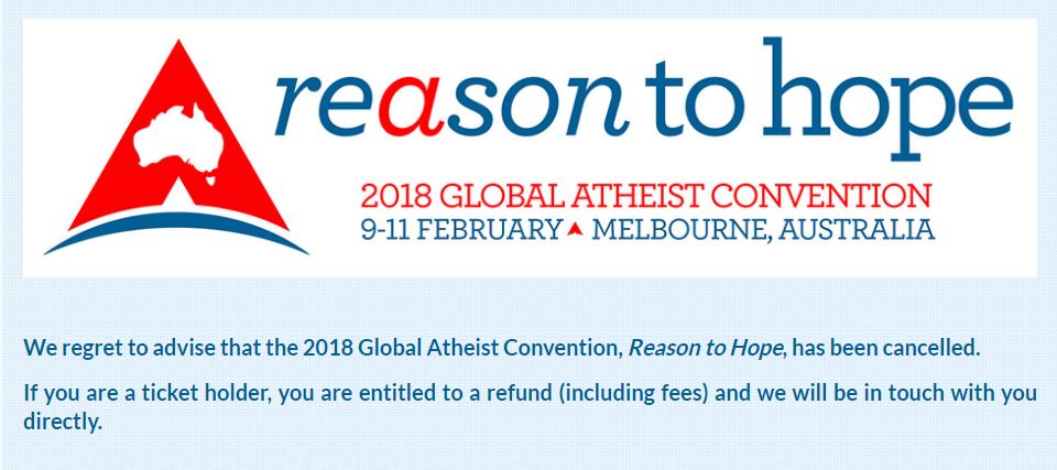 Screenshot of the Atheist Foundation of Australia website.