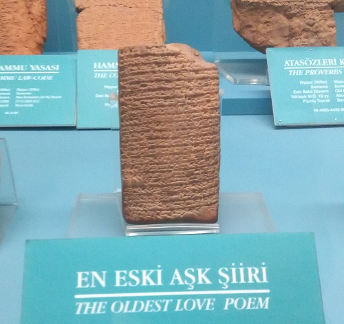 ldest Love Poem. Istanbul Archaeology Museum. / M. Madrigal,
