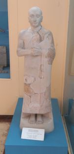 Statue of Gudea of Lagash.