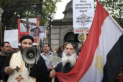 ‘Copts’ protest, Dublin‘. / Tomasz Szustek (CC)