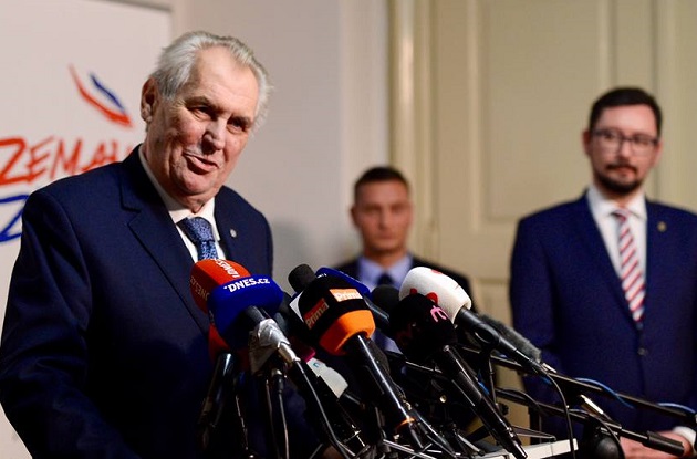 Milos Zeman has been in office since 2013, but could lose his position in the 2018 second round. / M. Zeman Facebook,