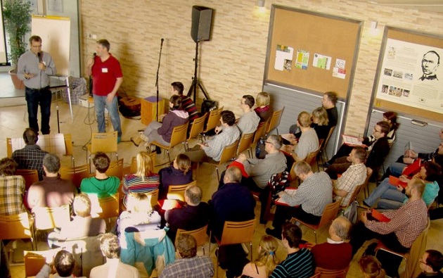 A church meeting in the Czech Republic. / Photo: Czech Evangelical Alliance,