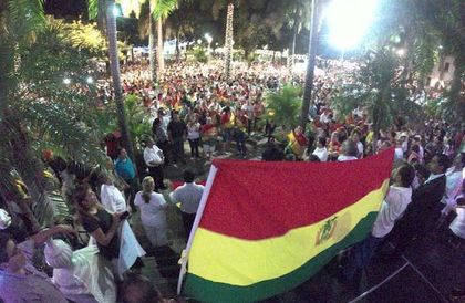 A prayer march in Santa Cruz (Bolivia) on January 13. / ANDEB