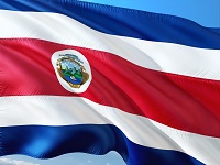 The Costa Rican flag.