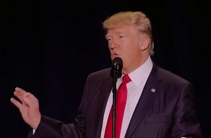 Donald Trump speaks at the 2018 National Prayer Breakfast. / C-Span, Youtube