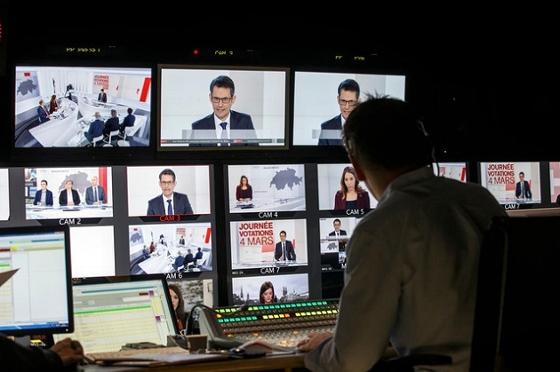 Image of the Swiss Public Television. / Swissinfo,