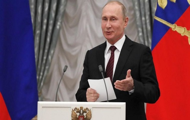 Vladimir Putin will be president of Russia until 2024.,