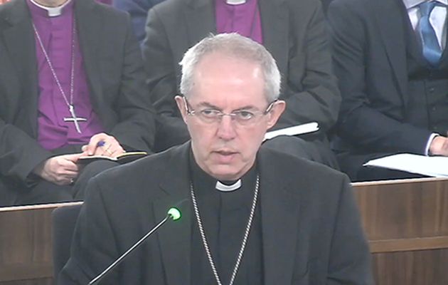 Justin Welby, the archbishop of Canterbury, givIng evidence to the Independent Inquiry into Child Sexual Abuse. / IICSA.,