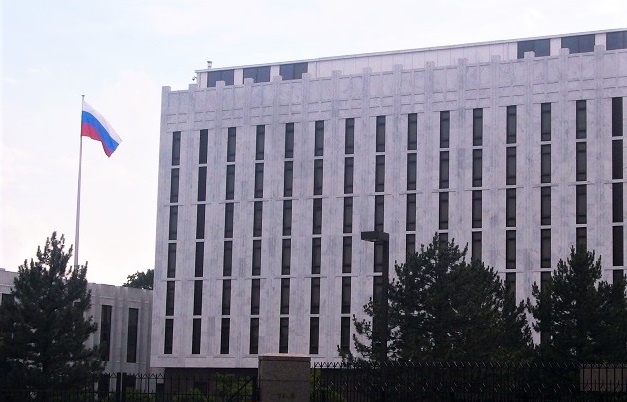 The Embassy of Russian in Washington DC, USA. / K. Wang, WIkimedia Commons,