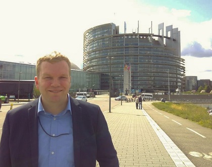Auke Minnema works with politicians in the European institutions. / ECPM