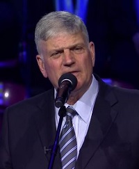 Franklin Graham speaking in Lisbon, 7-8 April.