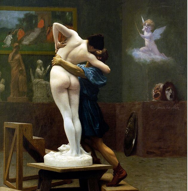Detail of Pygmalion and Galatea, by  Jean-Léon Gérôme.  / WikimediaCommons.,