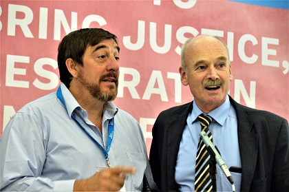 Christoph Haus (Germany, right) and Jorge Pérez (Spain). / J. Torrents