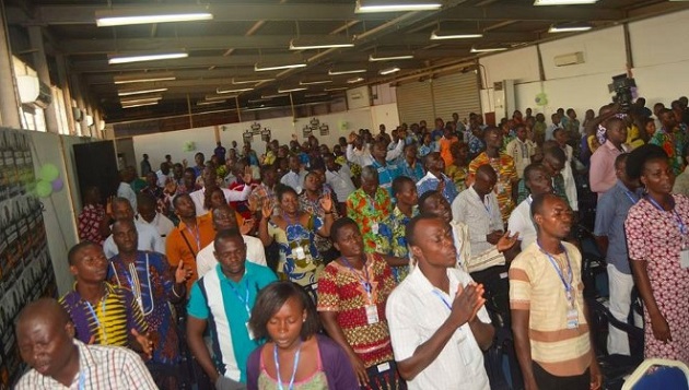 One of the plenaries of the 2018 FOJEC conference for young entrepreneurs in Lomé, Togo. / FOJEC,