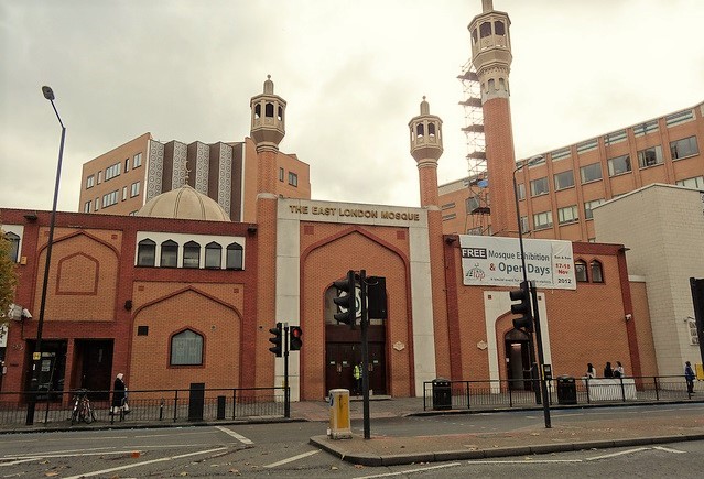 The East London Mosque, in the UK. / Ian Wright, Flickr, CC,