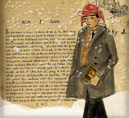 The main character of Catcher in the Rye wanders through New York to avoid telling the truth to his parents.