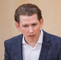 Austrian Chancellor Sebastian Kurz.