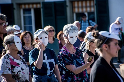 The Verfolgung.jetz gahtering in Bern raised awareness about the persecution of Christians. / Verfolgung.jetzt