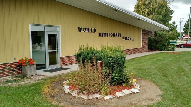 World Missionary Press building. / World Missionary Press.,