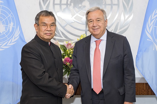 WEA Secretary General Meets United Nations’ Head António Guterres in New York. / WEA,
