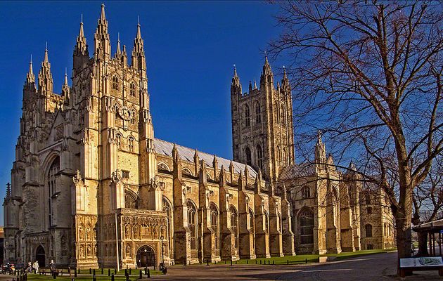 The Canterbury cathedral. / Wikimedia Commons. ,