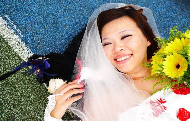 Chen Wei-yih married herself. / Chen Wei-yih facebook.,