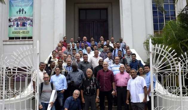 Cuban evangelical leaders. / Facebook Iglesia Metodista en Cuba,
