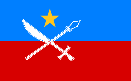 Flag of the United Wa State Army. / Wikpiedia, CC,