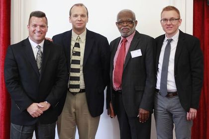 From left to right: Robin St. Clair (USA), Keith Malcomson (Ireland), Stanely Dissels (Holland) and Will Graham (Spain).