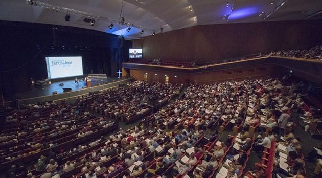 A session of the third Global Anglican Future Conference (GAFCON), in Jerusalem, 2018. / FB Gafcon