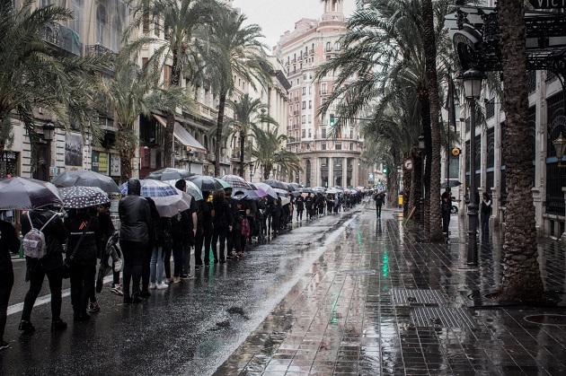 The Walk for Freedom initiative in Valencia, October 20, 2018. / Rebecca Paramio, thesecretkey.es,