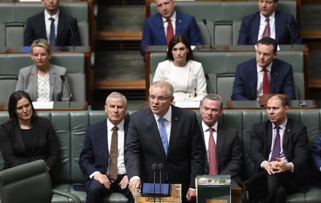 Australia's Prime Minister apologized publicly to the country's victims of child sex abuse. / Twitter.,