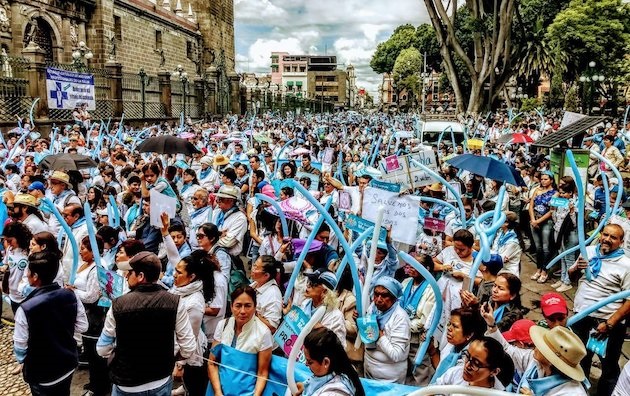 Participants of the march for life in Mexico City, in October 2018. / FNxF,