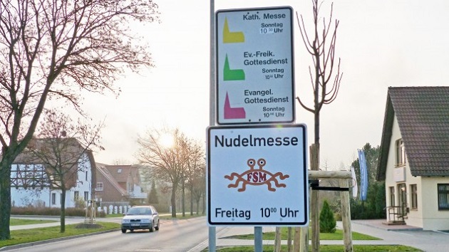 The Atheist movement had placed signs in some towns in Germany. / Picture Alliance, DPA,