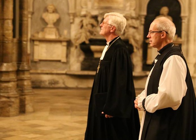 Heinrich Bedford-Strohm and Justin Welby, in November 2018. / Facebook H. Bedford-Strohm,