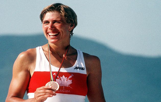 Silken Laumann won the bronze medal for rowing in the 1992 Barcelona Olympics./ Olympics.ca,