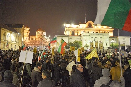 The rally started and finished in front of the Bulgarian Parliament, in Sofia. / Vestnik Zornista