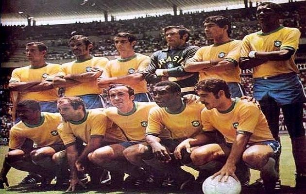 Brazil national team at 1970 World Cup. / Wikimedia Commons.,