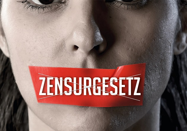 Poster of the Swiss campaign for a referendum on the changes in the Penal Code.,