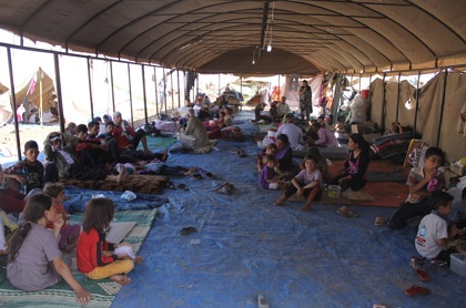 Refugee camp for Yazidi children. / Photo: Zfigueroa, Wikimedia Commons, CC
