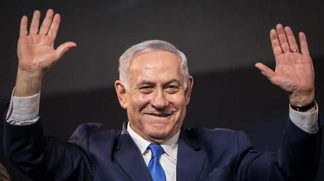 Israel's Prime Minister, Benjamin Netanyahu, is on course for a record fifth term in office. / YouTube capture.,