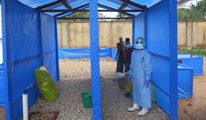 Ebola tratment cente at the Hospital in Beni. / MONUSCO, Alain Coulibaly