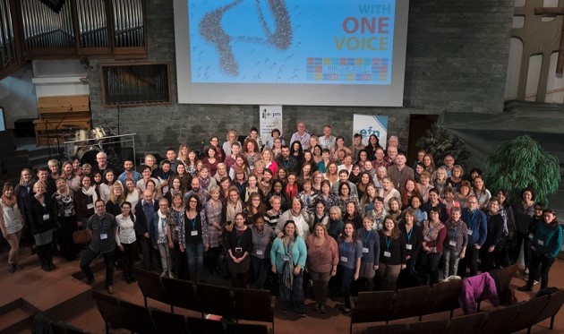 Attendants of the 2017 Bridge conference organised by the European Freedom Network in Berlin. / EFN,